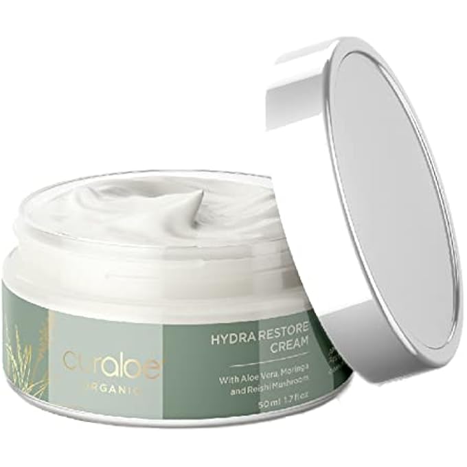 Curaloe ORGANIC ALOE VERA HYDRA RESTORE CREAM 50ML - Image 1